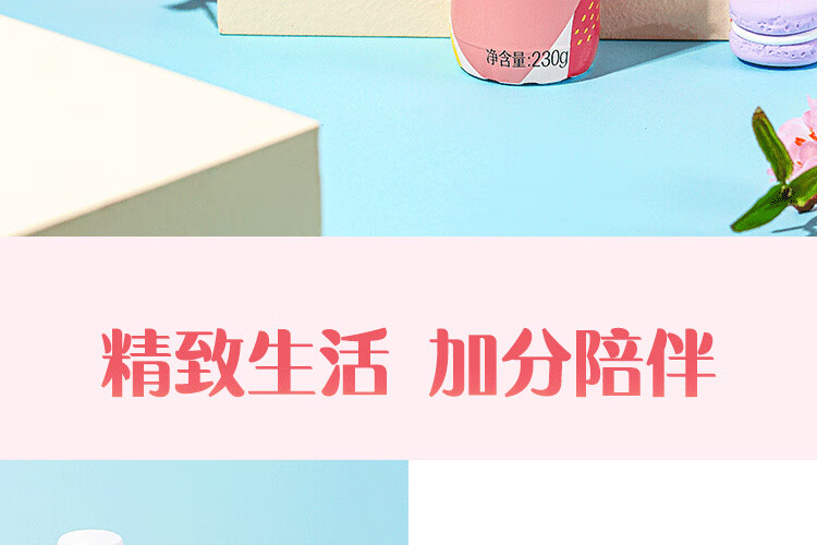 认养一头牛法式风味高端酸奶经典原味+白桃燕麦味230g*10瓶共2提