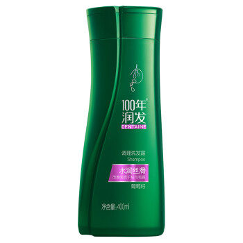100年润发水润丝滑洗发露400ml