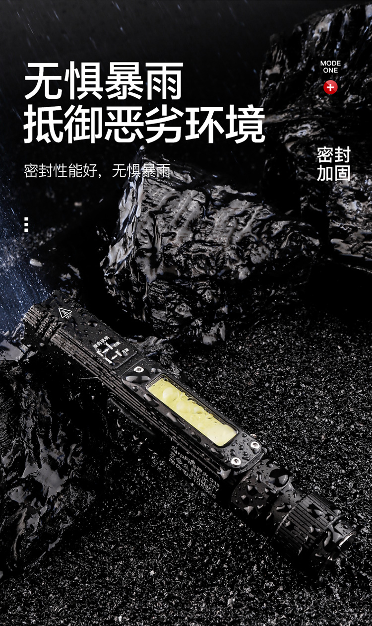 神火（supfire）多功能工作灯led前灯侧灯带磁铁汽修检查高亮强光头灯应急手电筒灯头可折叠G19