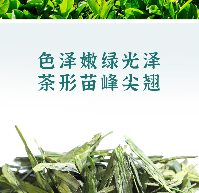 得一茶 茗茶茶叶  西湖龙井茶袋装100g