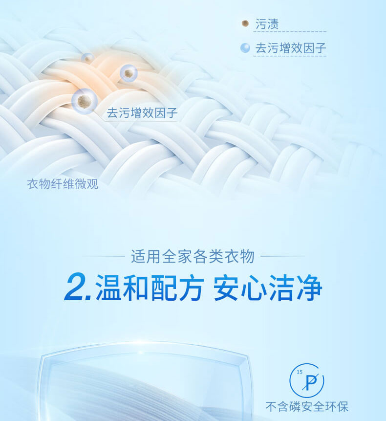 蓝月亮洁净洗衣液1kg*2瓶