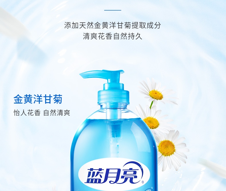 蓝月亮芦荟洗手液 抑菌洗手液500g*2+抑菌洗手液瓶补500g*2