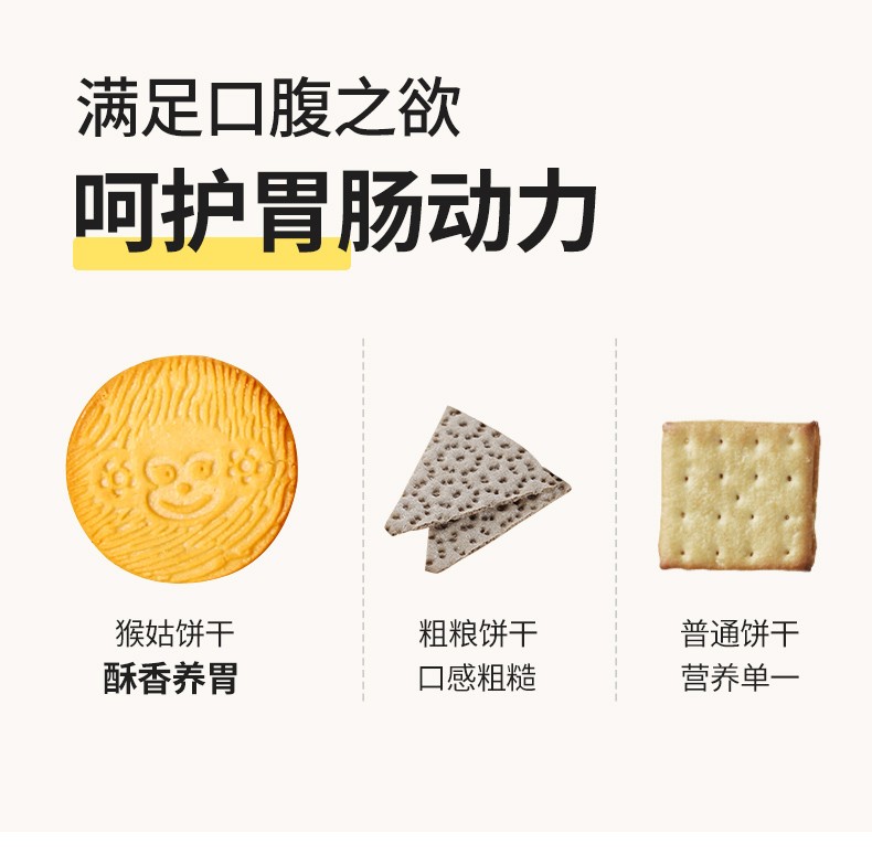 江中猴姑酥性饼干（15天装）720g饼干零食