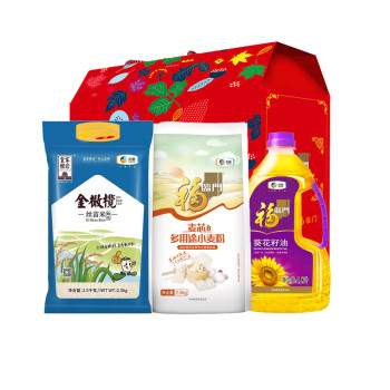 中粮米面油套装组合粮油大米礼盒伴手礼“全家福”粮油套装D