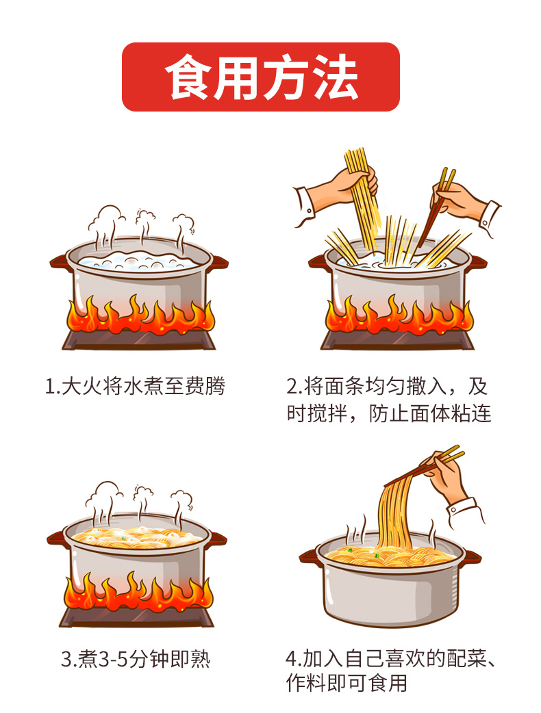 白象挂面 家常系列绿豆挂面1kg*2包