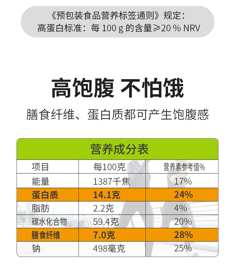 白象挂面 高纤荞麦140g*5包