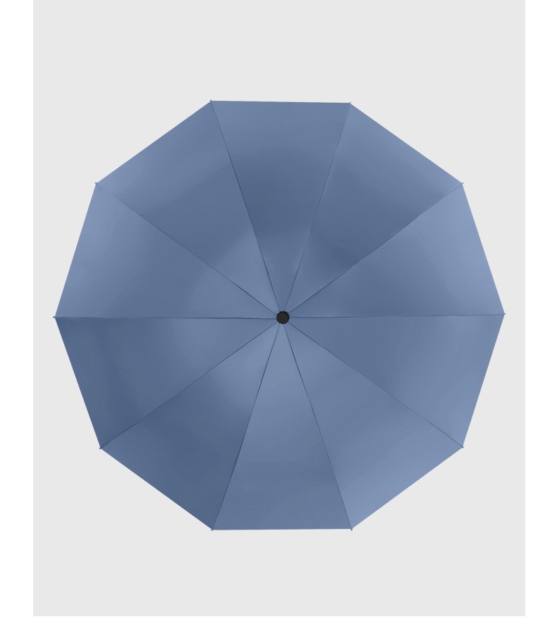 三极户外(Tri-polar)TP7034反向十骨带反光条雨伞反向伞汽车晴雨伞可折叠遮阳反面简约伞藏青色64*10k