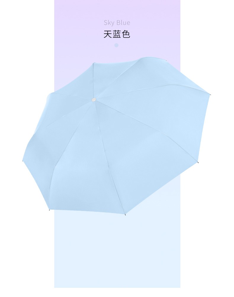 三极户外(Tri-polar)TP7026全自动8K三折晴雨伞两用遮阳彩胶太阳伞便携遮阳伞雨伞梧桐米56*8k