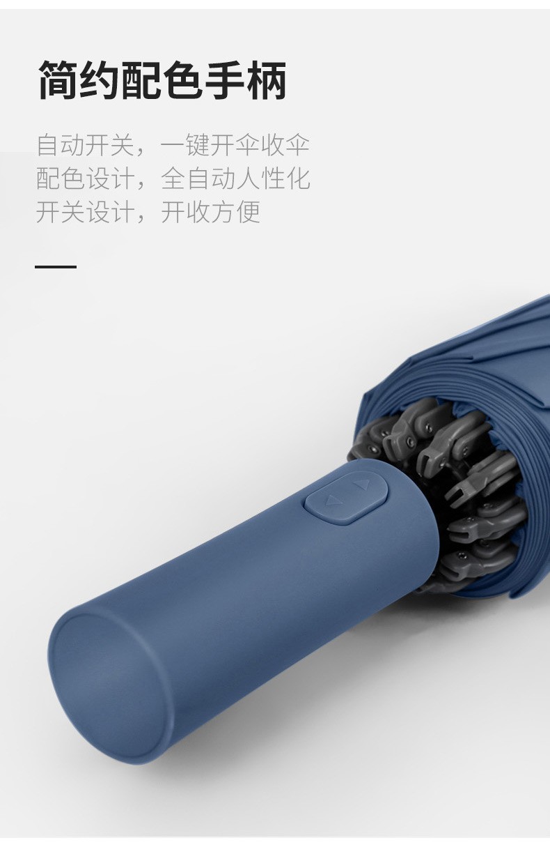 三极户外(Tri-polar)TP7035反向十骨雨伞女男反向伞汽车晴雨伞可折叠遮阳反面简约伞冷香绿64*10k