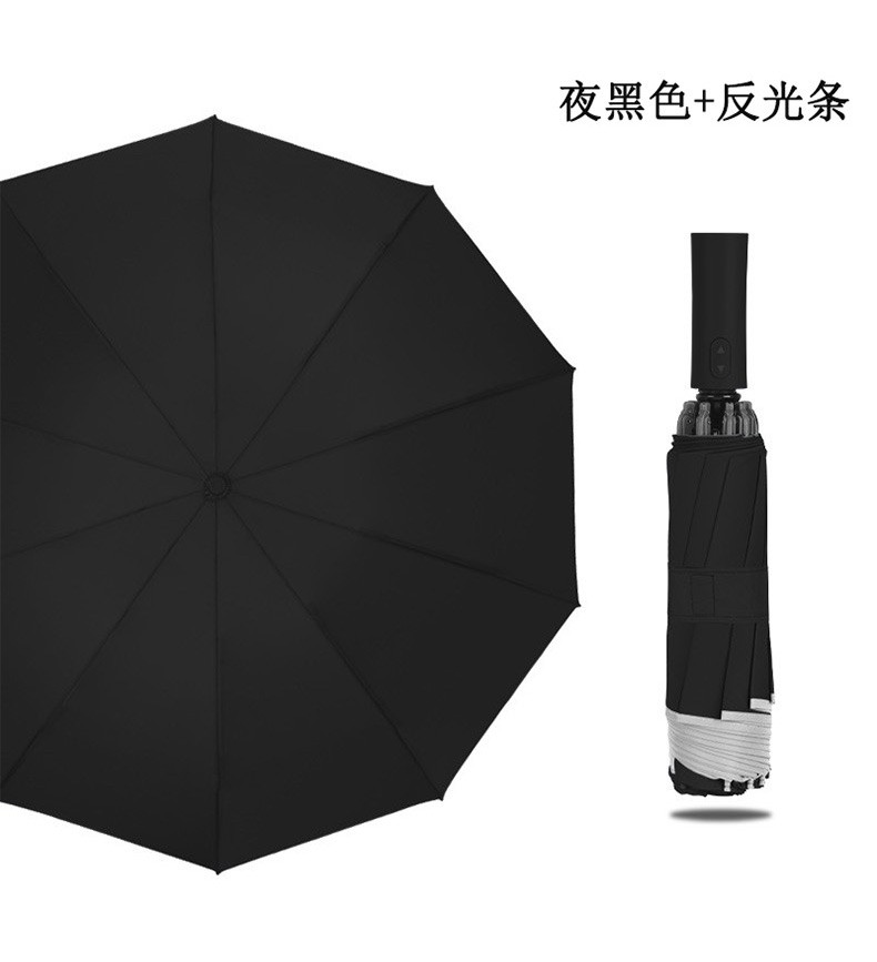 三极户外(Tri-polar)TP7035反向十骨雨伞女男反向伞汽车晴雨伞可折叠遮阳反面简约伞冷香绿64*10k
