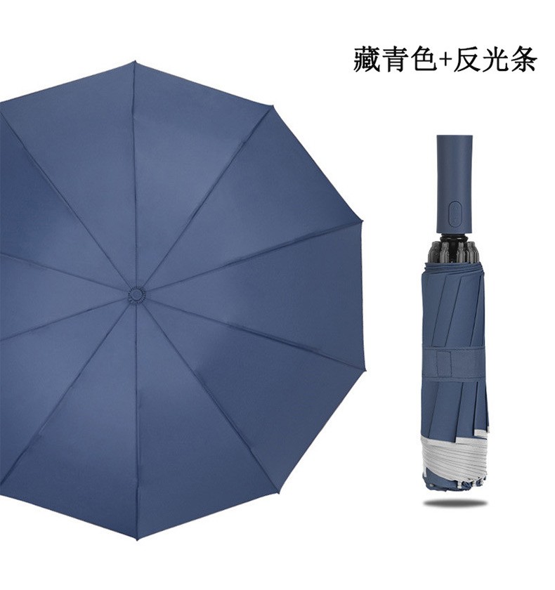三极户外(Tri-polar)TP7035反向十骨雨伞女男反向伞汽车晴雨伞可折叠遮阳反面简约伞冷香绿64*10k