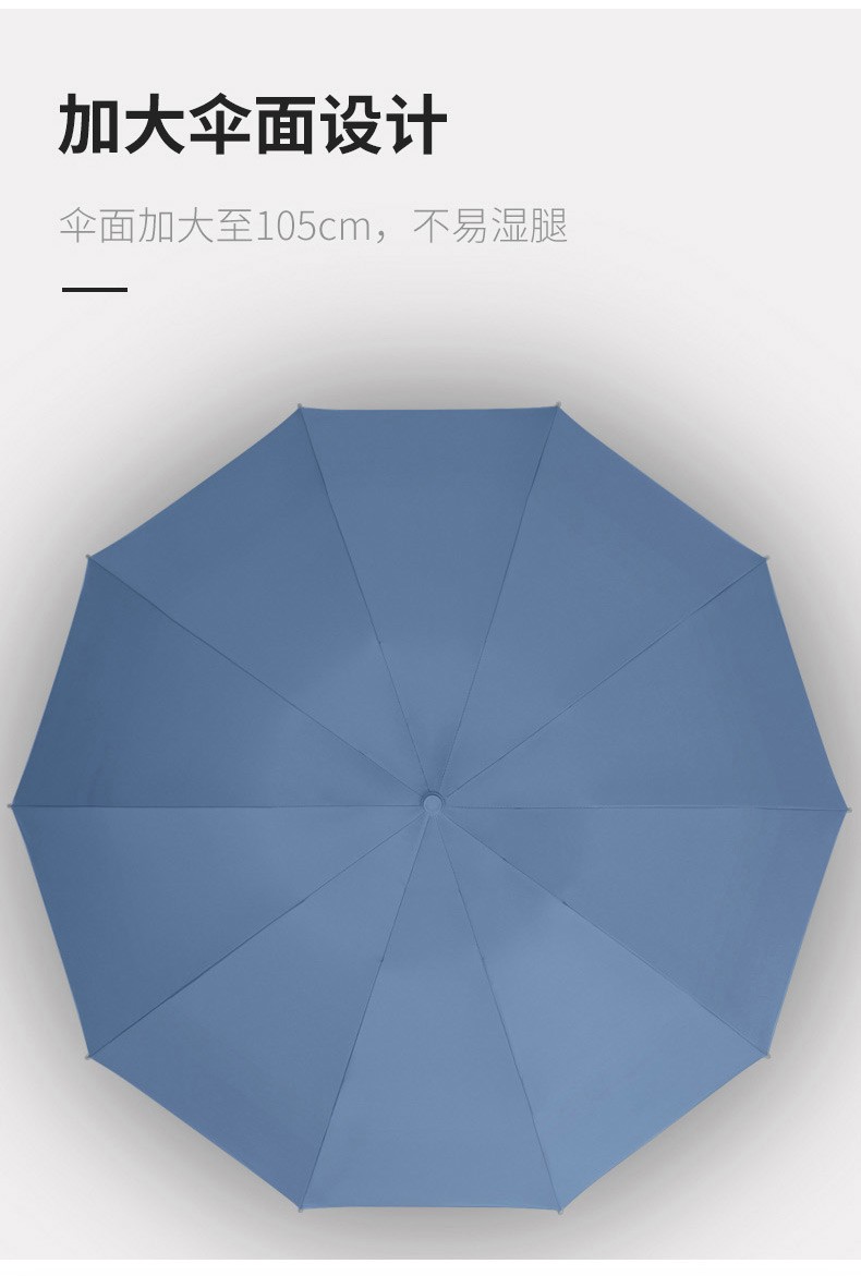 三极户外(Tri-polar)TP7035反向十骨雨伞女男反向伞汽车晴雨伞可折叠遮阳反面简约伞冷香绿64*10k