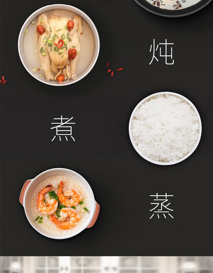 长虹（CHANGHONG）电饭煲 机械式精选不沾内胆使用方便易清洗强对流立体加热家用电饭煲CFB-X30E02