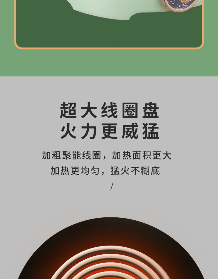长虹（CHANGHONG）电磁炉防滑微晶面板安全防烫防滑耐刮承重力强易清洗八档火力调节家用电磁炉 CDC-20C10