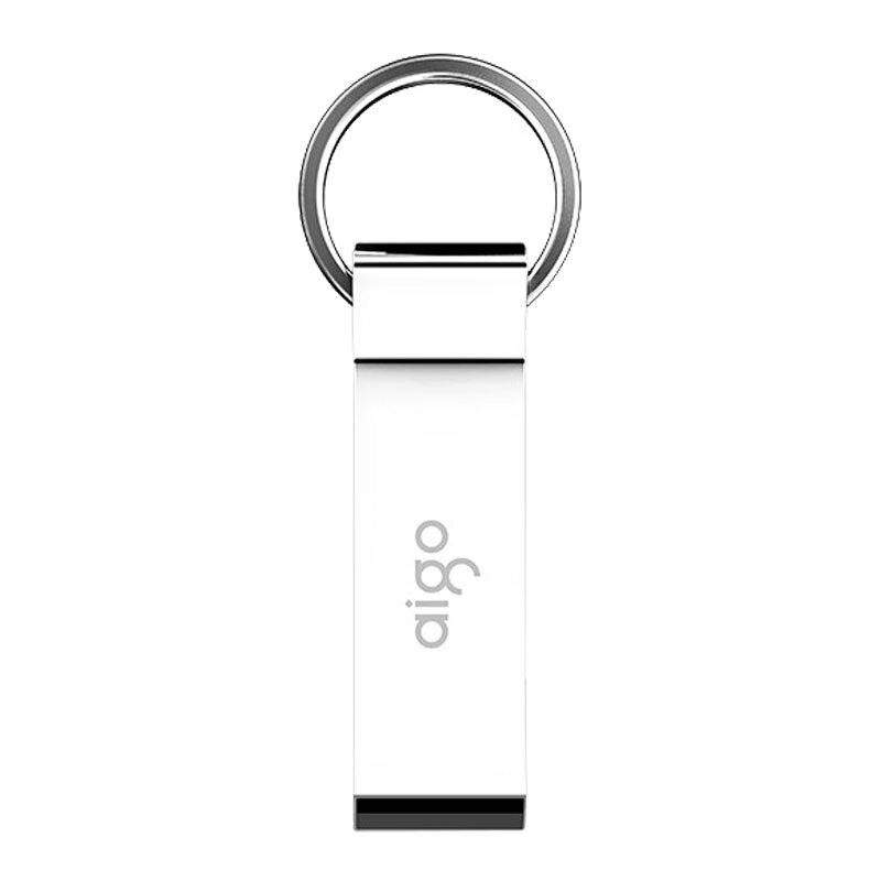 爱国者（aigo）64GB USB2.0 U盘 U210 金属U盘 车载U盘 银色 一体封装 防尘防水