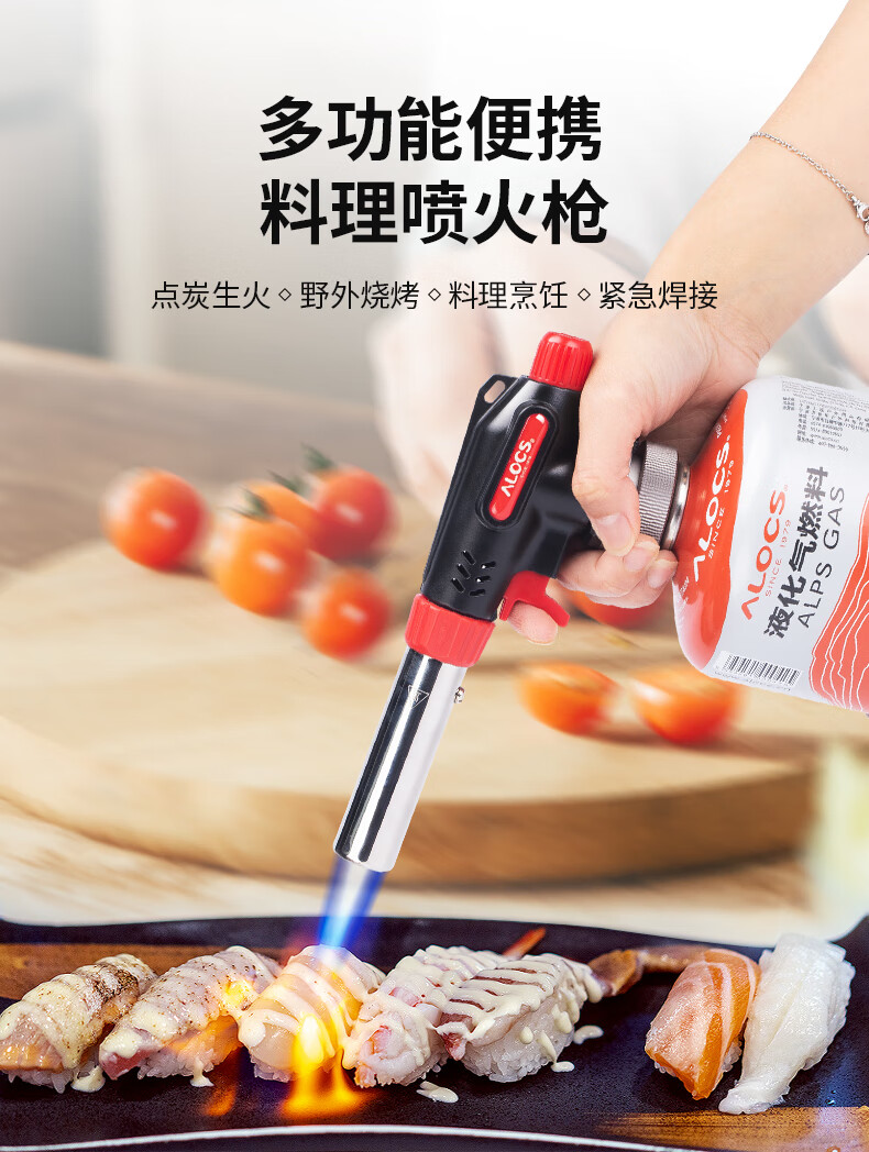 爱路客（ALOCS）便携式喷枪头卡式气罐喷火枪烧猪毛烘培焊枪点火器喷灯喷火器 MT01