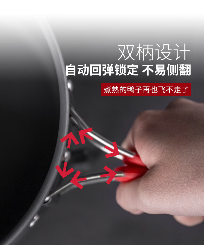 爱路客（ALOCS）露营锅具麦饭石色不粘锅户外折叠小号单锅煎锅CW-PF01