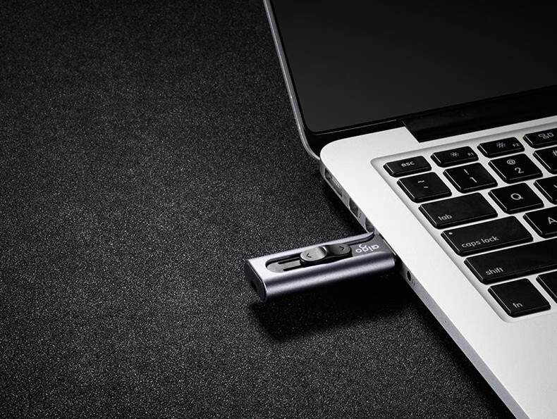 爱国者（aigo）U335 U盘 高速USB3.0 大容量金属迷你U盘 推拉伸缩商务学生优盘 32G