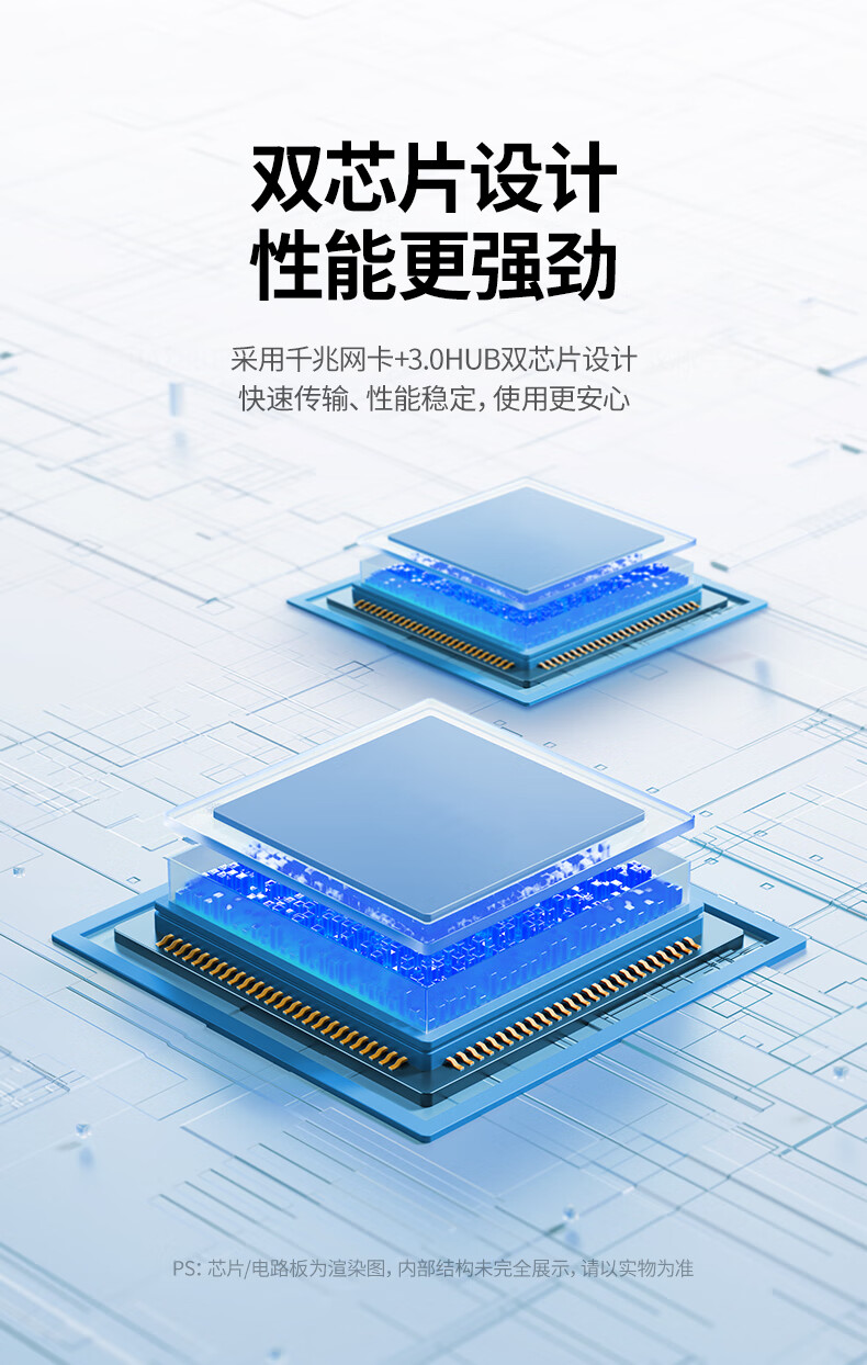 绿联 USB3.0转千兆网口扩展坞分线器转接头有线网卡RJ45接口转换器 适用苹果华为联想电脑拓展坞 20915