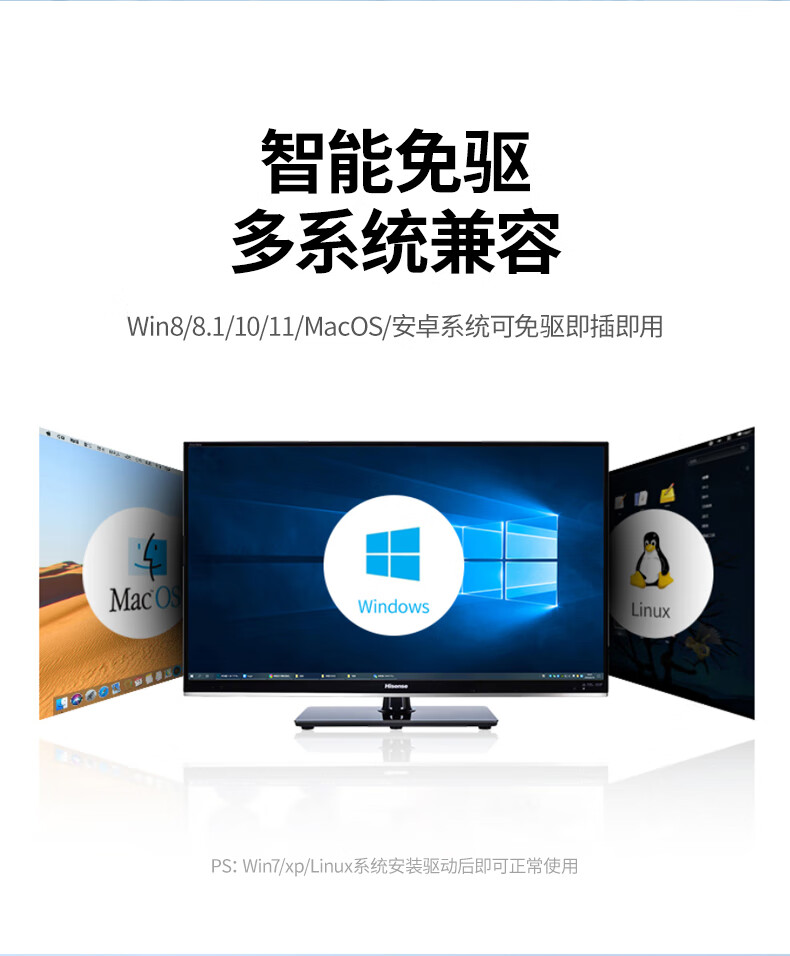绿联 USB3.0转千兆网口扩展坞分线器转接头有线网卡RJ45接口转换器 适用苹果华为联想电脑拓展坞 20915