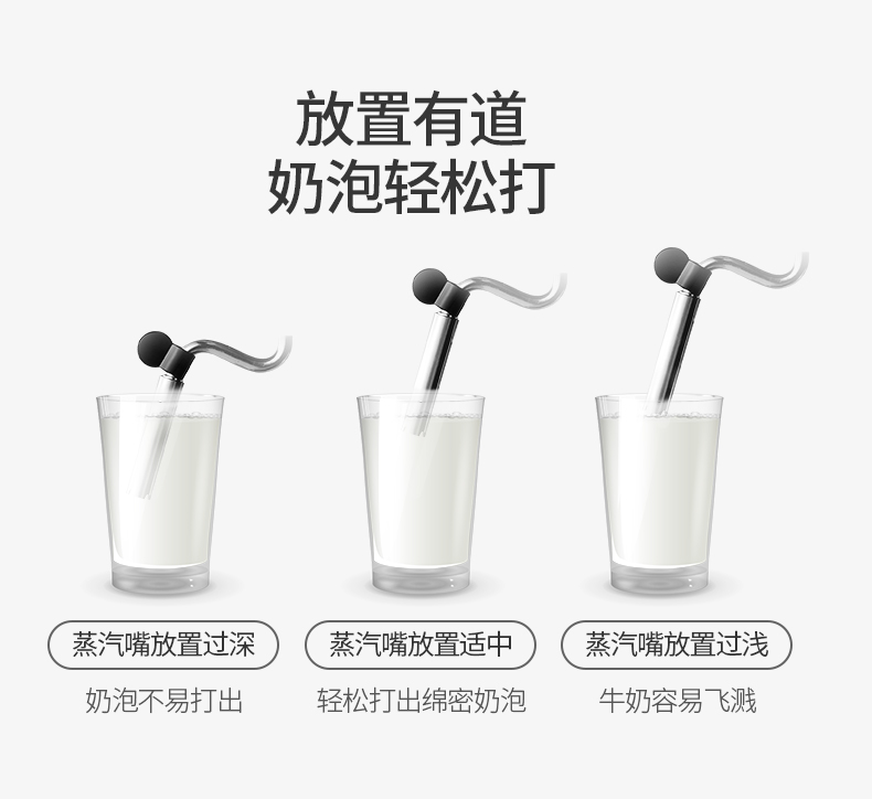 东菱（Donlim）咖啡机家用 意式20Bar高压萃取 可视化控温 蒸汽打奶泡 意式浓缩 DL-5700P