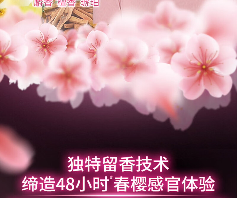 清扬洗发水清爽去屑止痒洗发露套装 樱花沁爽 樱花露香水润型 500克