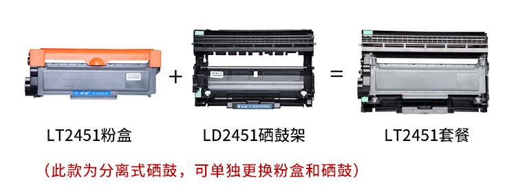 绘威LD2451硒鼓架 适用联想LJ2605D LJ2655DN LJ2405D M7400pro M7605D M7615DNA M7455DNF M7655DHF硒鼓