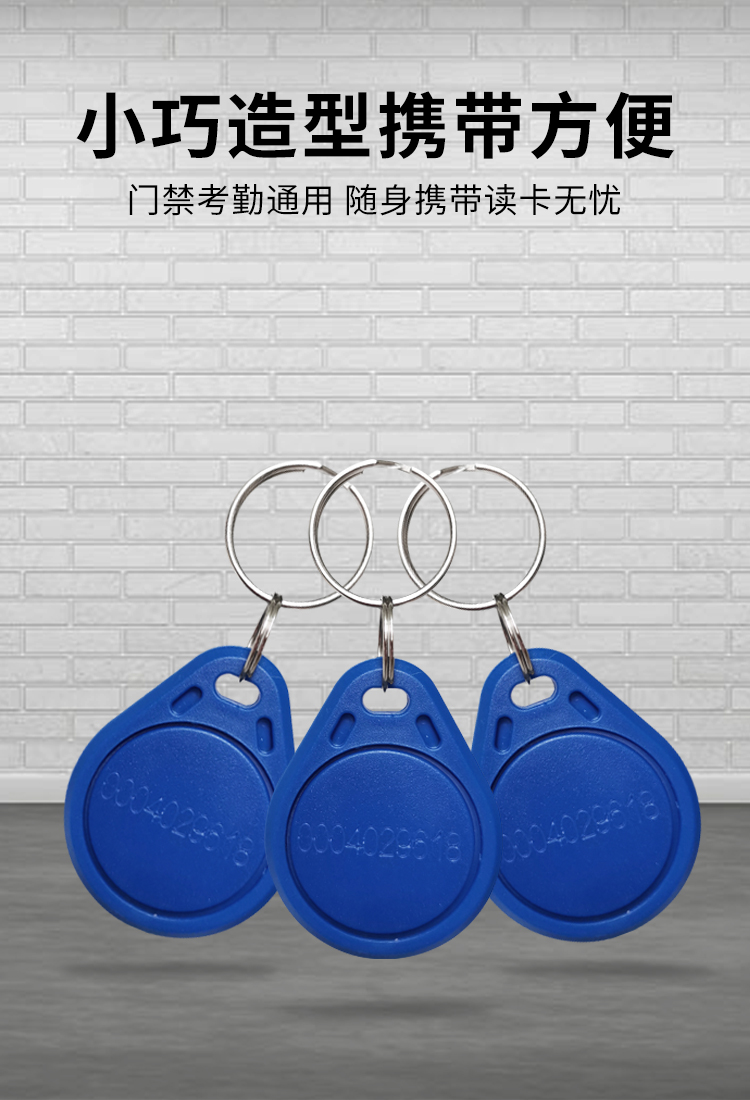 真地（Realand）门禁卡感应卡考勤门禁卡ID卡id钥匙扣卡ID电梯卡物业小区门禁卡不可复制卡70个 IDK70