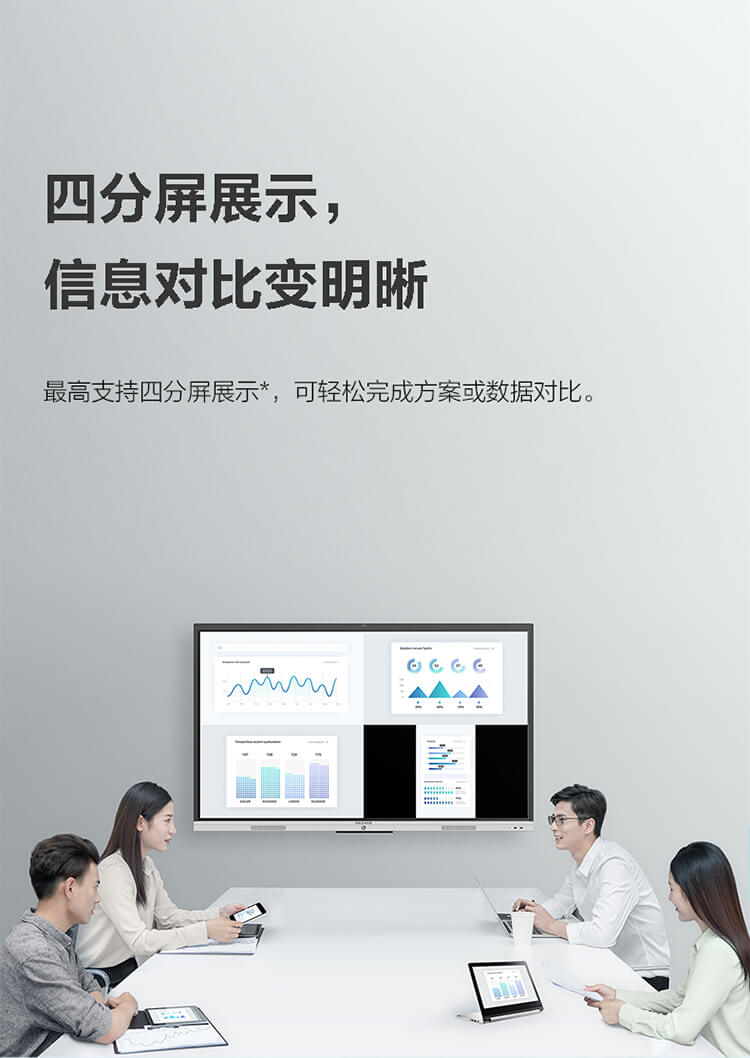MAXHUB会议平板新锐Pro75英寸智能会议大屏教学视频会议一体机电子白板SC75 Win10+支架+传屏器+智能笔