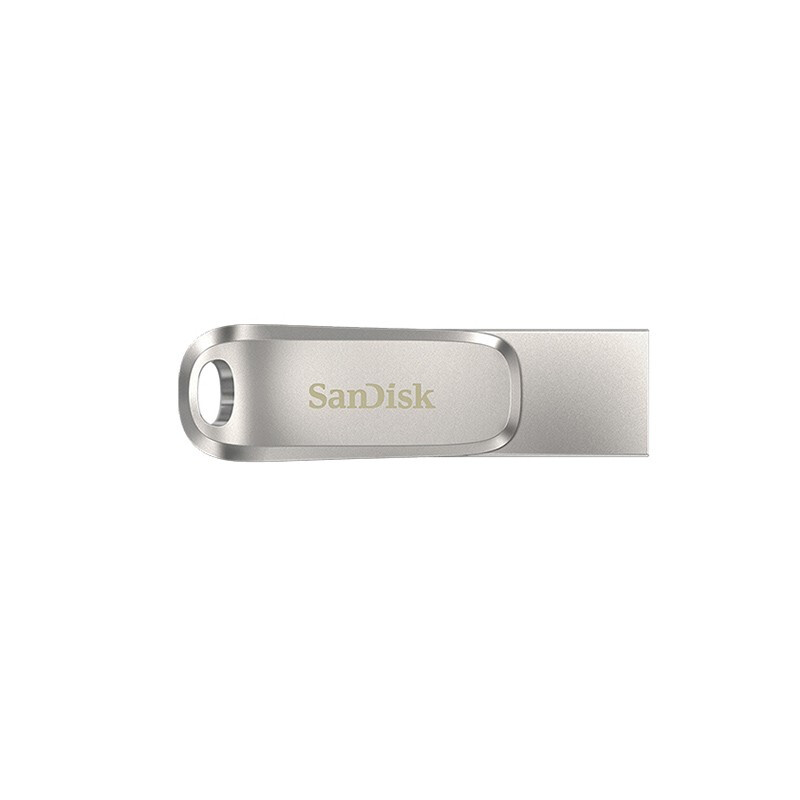 闪迪(SanDisk) 128GB Type-C USB3.1 手机U盘 DDC4至尊高速酷锃 读速150MB/s 全金属旋转双接口 手机电脑用