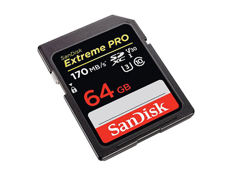 闪迪（SanDisk）SDSDXXY-064G-ZN4IN 存储卡 至尊超极速版内存卡 读速170MB/s 写速90MB/s 捕捉4K超高清