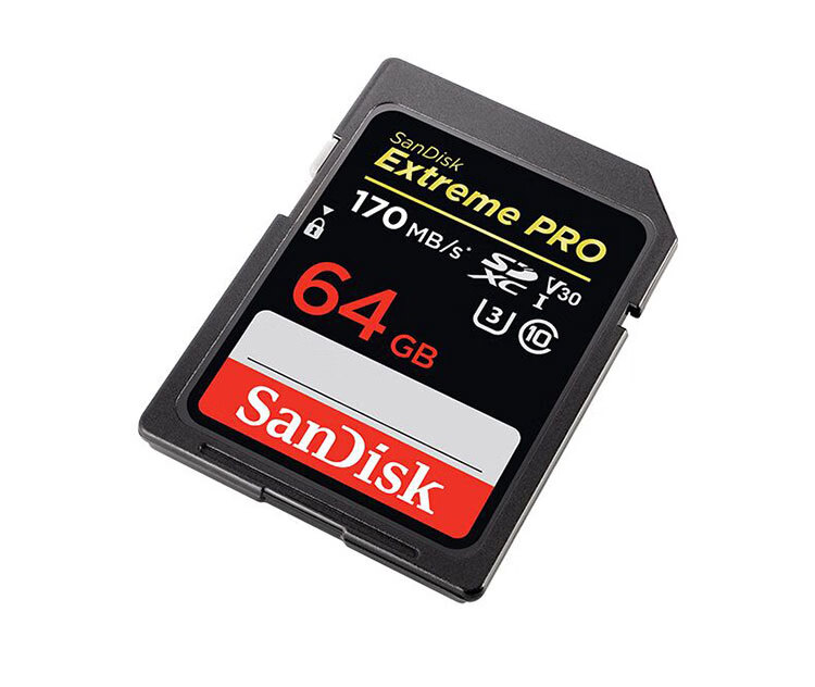 闪迪（SanDisk）SDSDXXY-064G-ZN4IN 存储卡 至尊超极速版内存卡 读速170MB/s 写速90MB/s 捕捉4K超高清