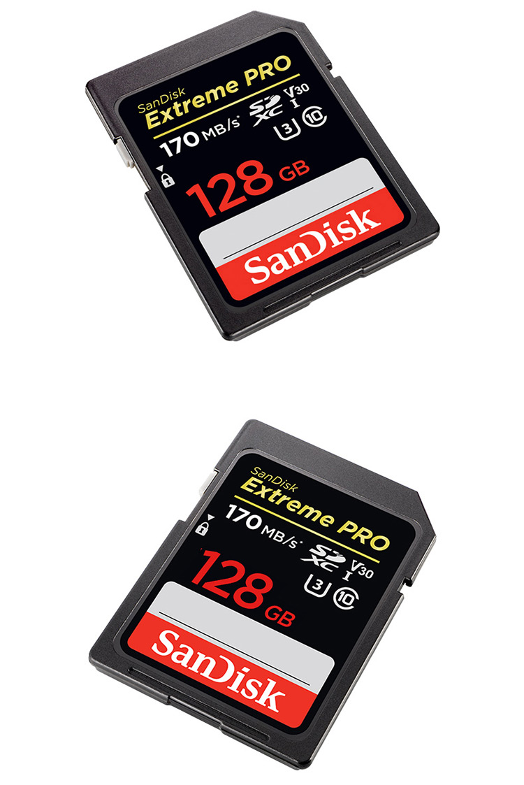 闪迪（SanDisk）SDSDXXY-128G-ZN4IN 存储卡至尊超极速版数码相机内存卡 读速170MB/s 写速90MB/s