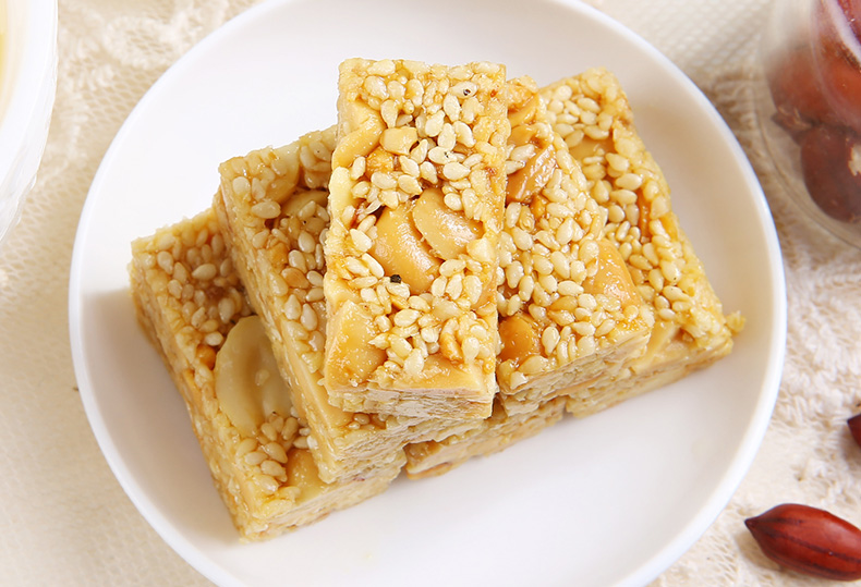 黄老五小零食办公室休闲食品芝麻酥188g*2