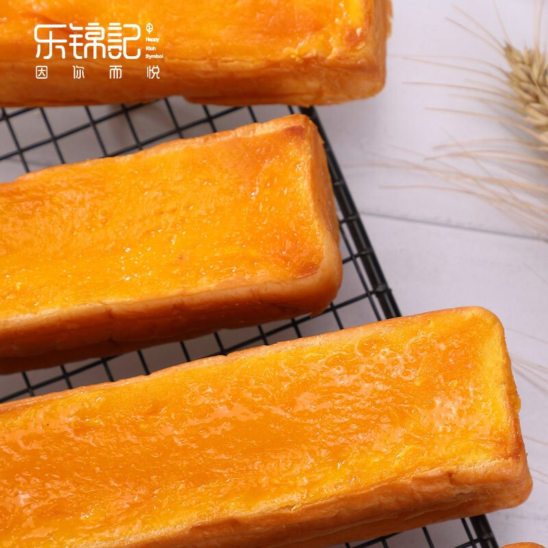 乐锦记面包营养饱腹早餐手撕夹心零食乳酪岩烧棒700g