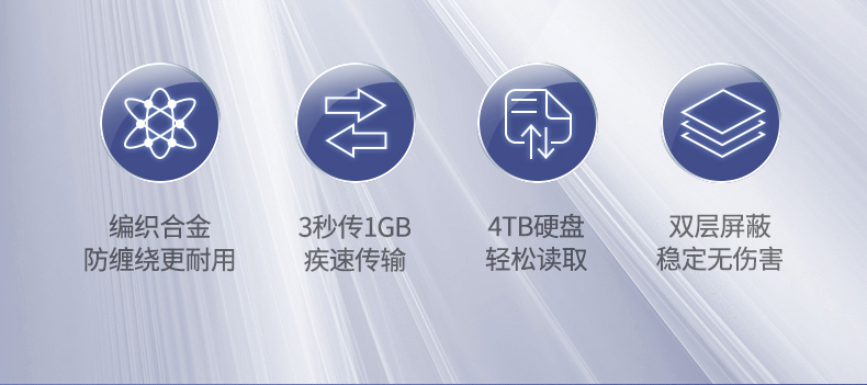 绿联 UBS3.0移动硬盘数据连接线 适用东芝希捷西部三星note3/s5延长转接充电线 0.5米 80792
