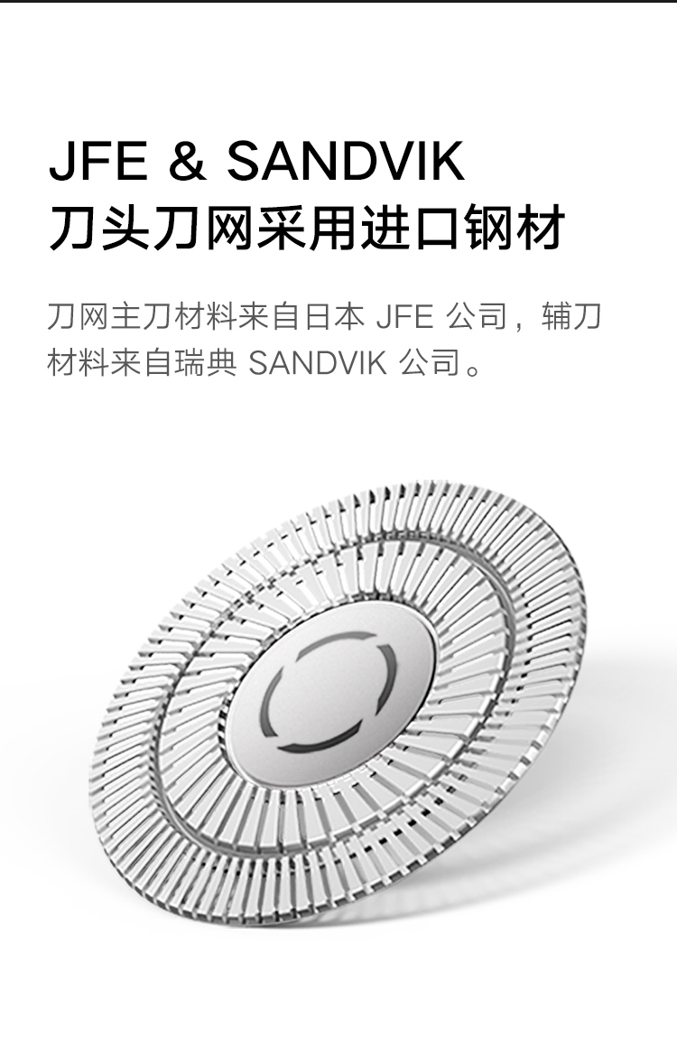 米家 小米电动剃须刀刮胡刀胡须刀 360°浮动三刀头 双层刀片 全身水洗 超长续航 S500 黑色
