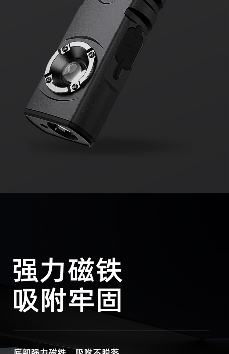神火（supfire）G20工作灯led多功能激光灯带磁铁汽修维修强光远射户外镭射灯应急可充电手电筒