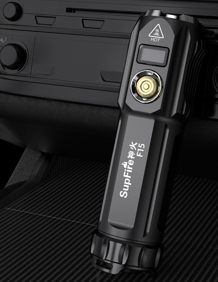 神火（supfire）强光手电筒远射LED充电式迷你防身骑行户外灯F15
