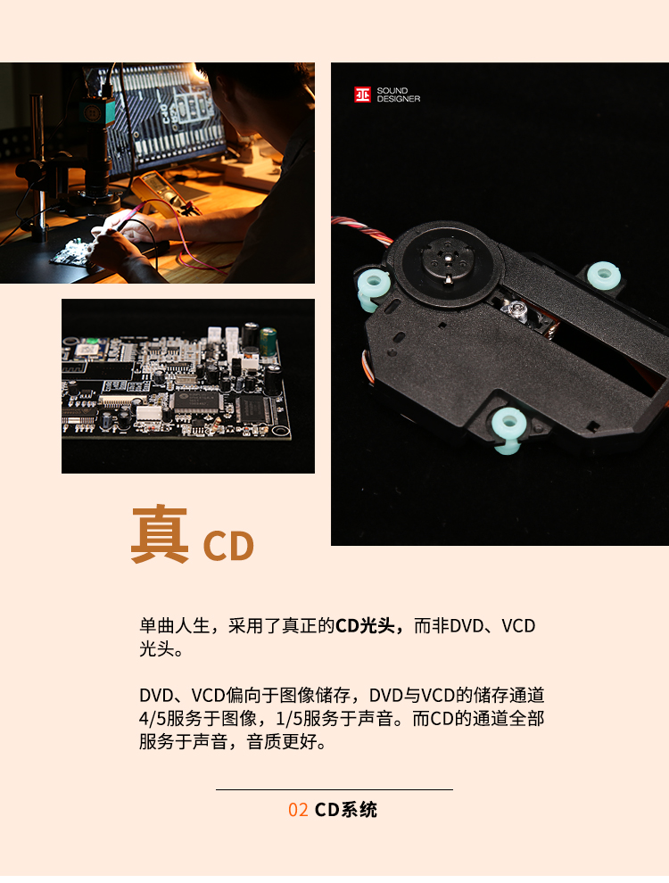 巫 （wu）单曲人生壁挂式CD机 复古迷你便携纯光盘光碟专辑CD播放器