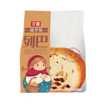 京隆 俄罗斯大列巴切片面包原味120g*2袋