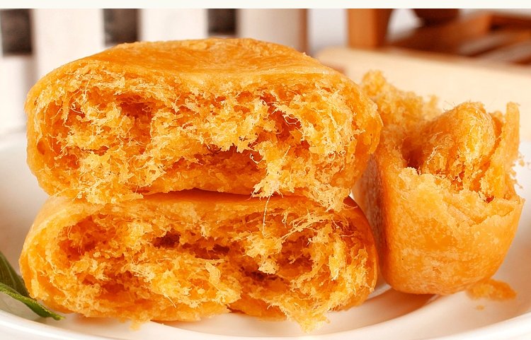 京隆 早餐糕点金丝肉松饼300g*2袋