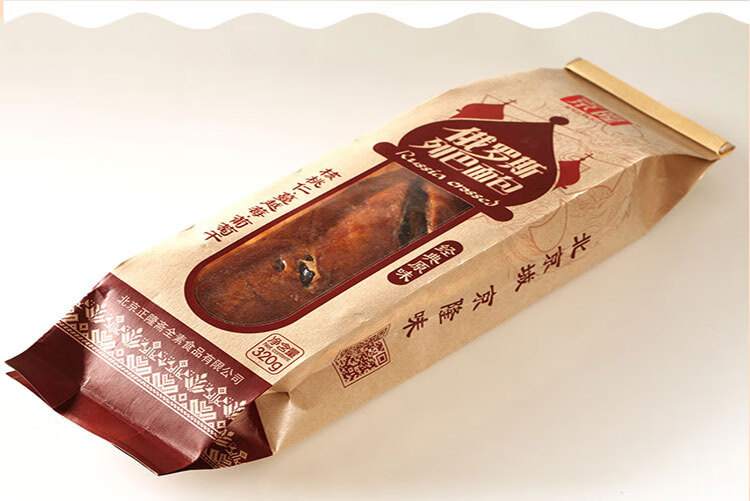京隆 俄罗斯大列巴面包果仁夹心切片面包手撕面包原味320g*2