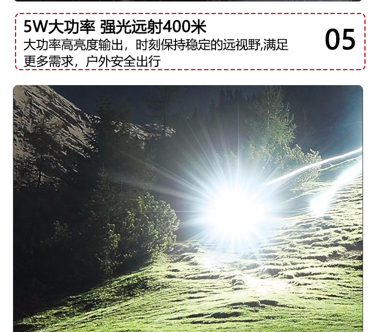 神火（SupFire）M15 超强光探照灯户外大功率超亮充电超长续航手电筒