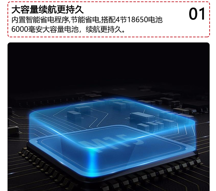 神火（SupFire）M15 超强光探照灯户外大功率超亮充电超长续航手电筒