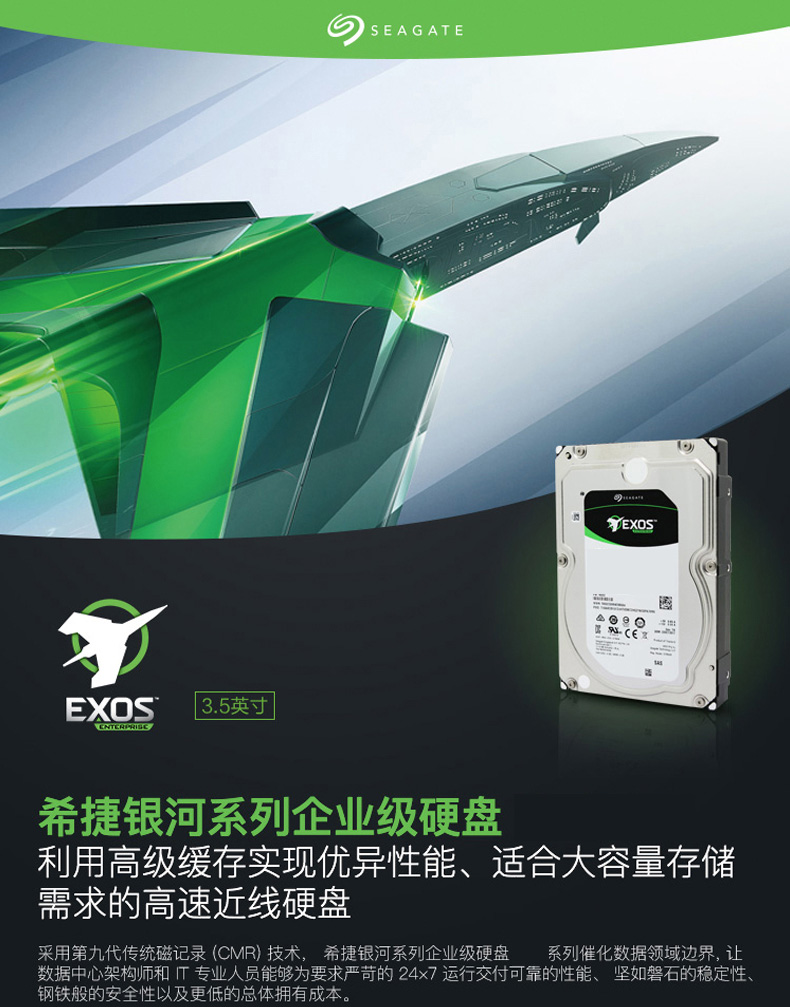 希捷（Seagate）企业级硬盘 服务器机械硬盘 垂直 PMR 4TB【ST4000NM000B】