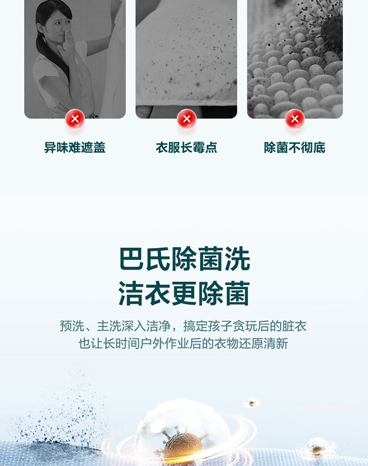 美的（Midea）MG80V11D 洗衣机全自动滚筒8kg10公斤洗烘一体变频一级能效家用大容量滚筒（不带烘干)