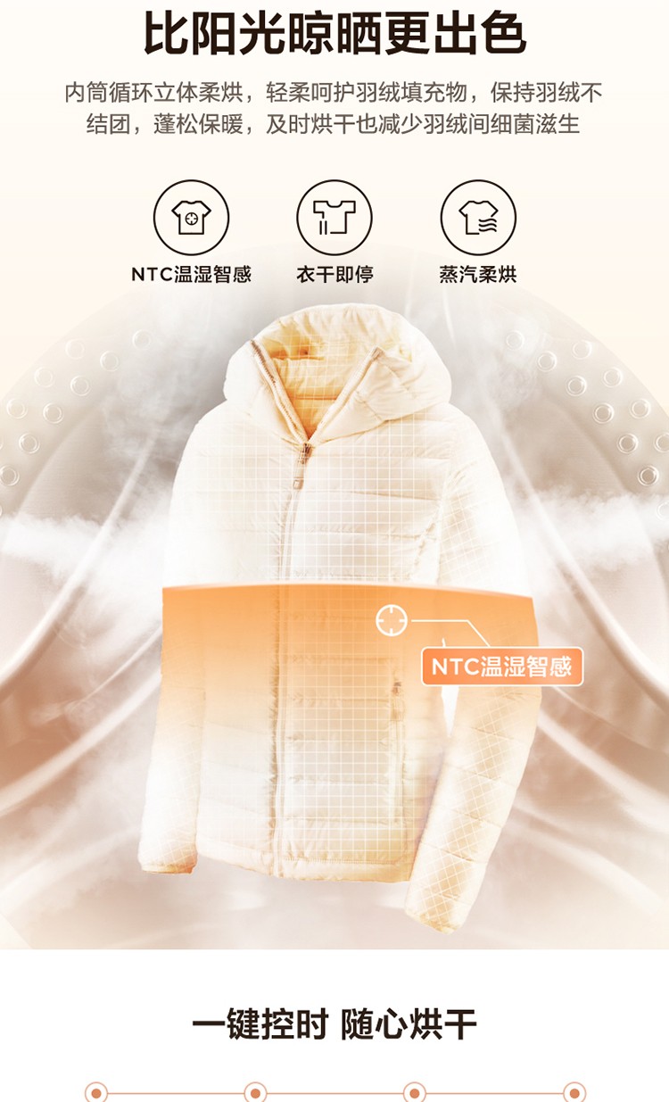 美的（Midea）MG80V11D 洗衣机全自动滚筒8kg10公斤洗烘一体变频一级能效家用大容量滚筒（不带烘干)