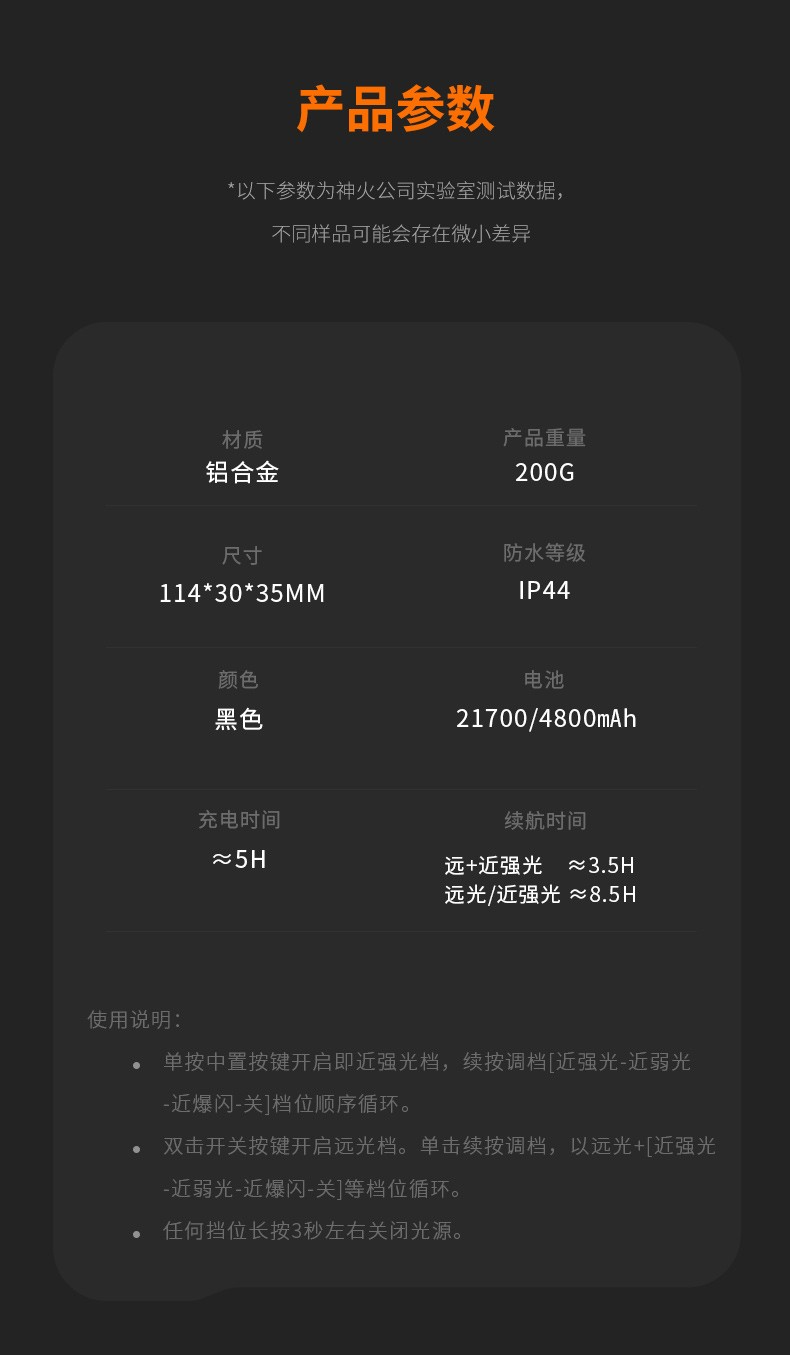 神火（supfire）BL12双灯自行车灯前灯充电led户外防水夜骑公路强光手电筒超亮山地车骑行装备