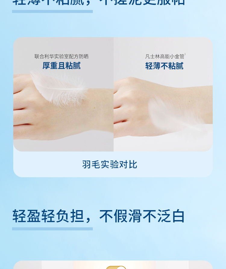 凡士林亮肤隔离乳小金伞 90g